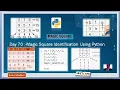 Day 70 Magic Square Identification Using Python