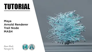 Trail Node In MASH Maya Arnold Renderer Tutorial