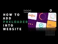How to Add Loading Animation Preloader to Website in 1 Minutes