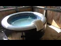 Inflatable hot tub setup and review Intex pure spa plus 4