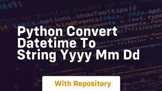 python convert datetime to string yyyy mm dd