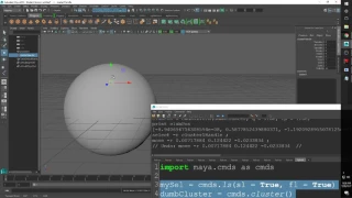 Maya Python Joint Cluster Tool