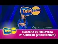 Download Lagu CONFIRA O 2º SORTEIO DA TELE SENA DE PRIMAVERA (28/09/2025)