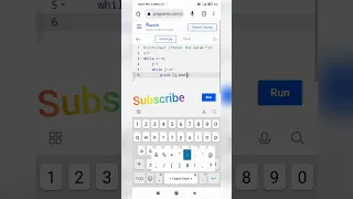 Nested while loop