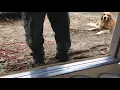 Installing door threshold vinyl seal the easy way