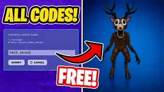 NEW ADMIN PANEL CODES IN FORTNITE HOW TO GET ALL FREE SKIN LOBBY HACK CODES