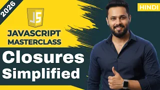 JavaScript Tutorial in Hindi Closure in JavaScript Explained with Counter App Example