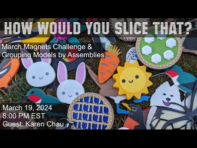 March Magnets - Day 14 #marchmagnets | Stackable 1/6 pie slice with whipped cream dollop video thumbnail