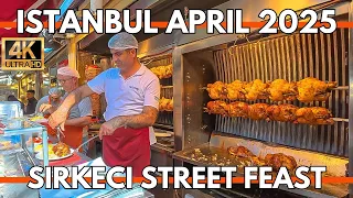 Istanbul Turkey 2025 Street Food Lovers Paradise In Sirkeci 4K Walking Tour  Istanbul Turkey 2025 Street Food Lovers Paradise In Sirkeci 4K Walking Tour