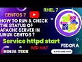 How To Run Apache Server On Linux Centos 7