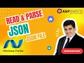 Read JSON data from JSON file in Windows Forms