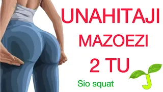 dk 10 mazoezi ya kuongeza makalio na kushape