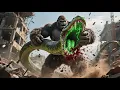 Kong vs. Titanoboa: Jungle King RIPS Giant Snake Apart! 🦍🐍#kingkong  #titanoboasnake #aianimation