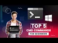 5 Best CLI Commands tricks to learn CMD Command prompt 2022