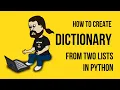 How to create a dictionary from two lists in python