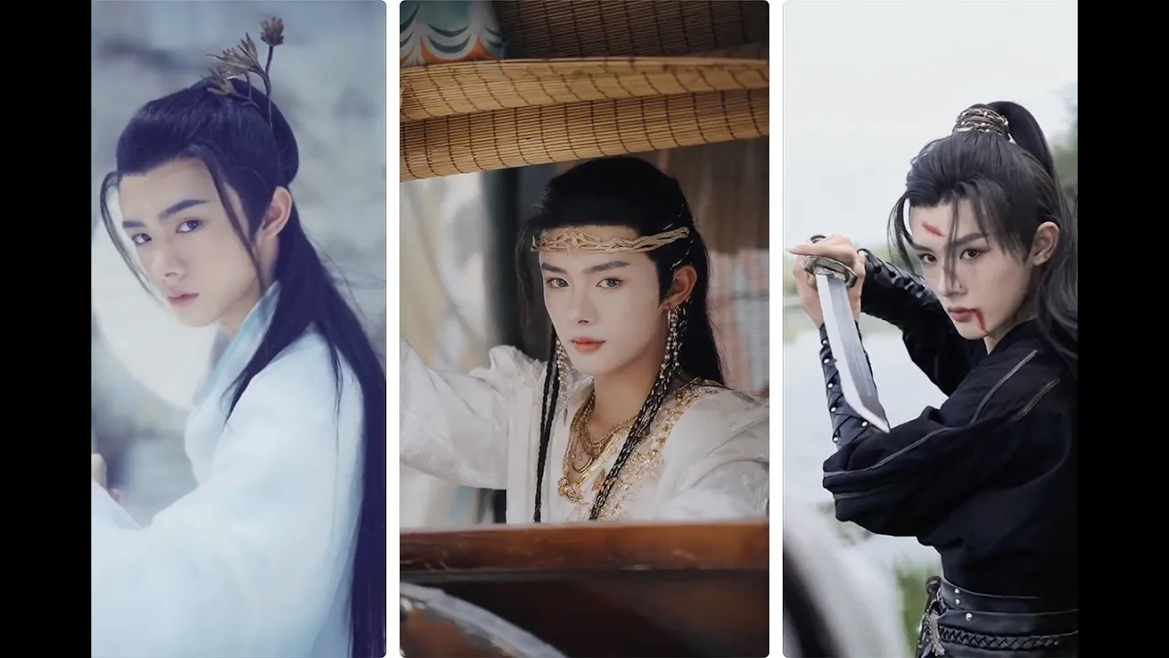 TikTok Hanfu handsome boy traditional Chinese clothing 中國漢服