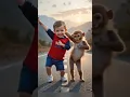 Download Lagu Joget Lucu Seorang Anak Vs Monyet #funny #hiburansegar #cute