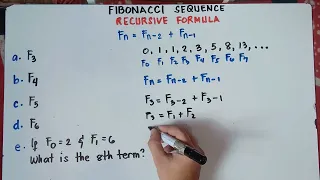 Fibonacci Sequence Recursive Formula Part 2 Explain in Detailed