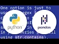 How to test if a string contains one of the substrings in a list in pandas