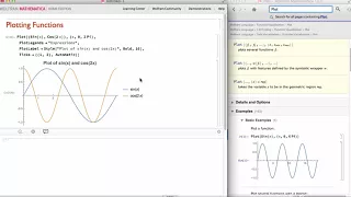 Mathematica Plotting Functions