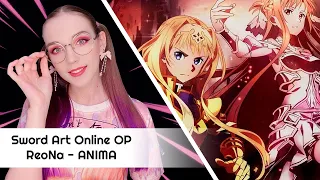 「ReoNa - ANIMA」| Sword Art Online Alicization  | 【FULL OP by GO!! Light Up! feat. @drumsticktw 】