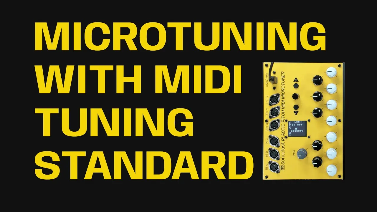 MIDI Tuning Standard and the Plastic Pitch / Microtuning the Moog Sub37