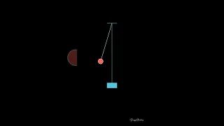 Simple Pendulum using Manim