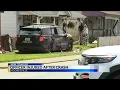 Police officer hospitalized after crash in Mooresville