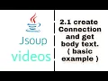 create connection get and parse URL basic example jsoup s 2 1 by Jokhio Apps