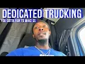 Dedicated Trucking Running Two Loads A Day 400 Miles A Day