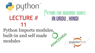 Python for Beginner In Urdu Hindi Lecture 11 Python module importing