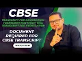 Apply CBSE transcript from INDIA For Study VISA PR Canada WES Online Apply CBSE Transcript