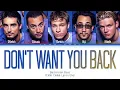 Backstreet Boys - Don't Want You Back (Color Coded Lyrics Eng)