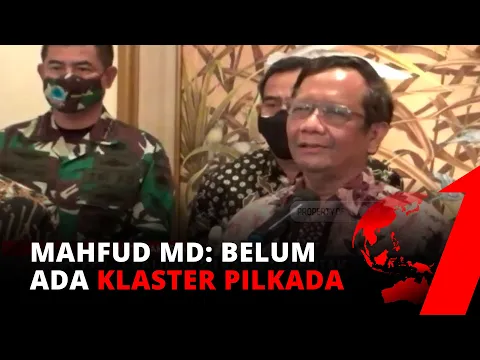 Pilkada Serentak 2020, Mahfud MD Sampaikan Belum Terdeteksinya Klaster Penularan Corona | tvOne