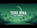 Download Lagu A.R. Rahman - Tere Bina (Lyrics) ft. Chinmayi, Murtuza Khan