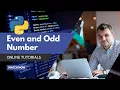 Python Program to Check if a Number is Even or Odd Python tutorials 2023