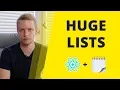 How to render HUGE lists in React