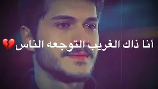 انا ذاك الغريب التوجعه الناس  انا الذكر هله على مرورة الكاس الوصف دندنها