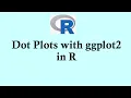 R programming tutorial Using ggplot2 for dot plots in R
