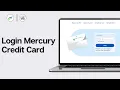 Mercury Credit Card Login 2026 Login Mercury Credit Card www mercurycards com Online Payment