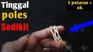 tutorial on how to make hoop rings quickly