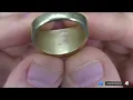 192 Large 18K Ring Fake Magnetic Gold They Still Selling it