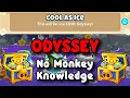 BTD6 Odyssey No Monkey Knowledge Guide Hard Mode Tutorial Cool as Ice