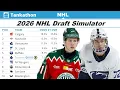 2026 NHL MOCK DRAFT Tankathon Top-32 Simulation