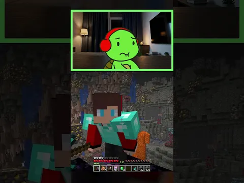 Mikey Used The Wrong Enchant 🤨 - MAIZEN Minecraft Animation #shorts