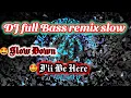 Download Lagu Dj Full Baa Remix Slow | Dj New Slow Down ,I'ii Be Here | Viral_TikTok2022