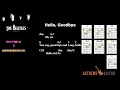Hello, Goodbye, The Beatles, Lyrics & Chords #subscribe #trending #viral #like #fyp #foryou #music