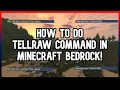 How To Do The Tellraw Command In Minecraft 10 Edition
