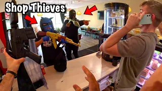 Thieves Rob My Coffee Shop
