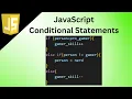 JavaScript Conditional Statements JavaScript tutorial